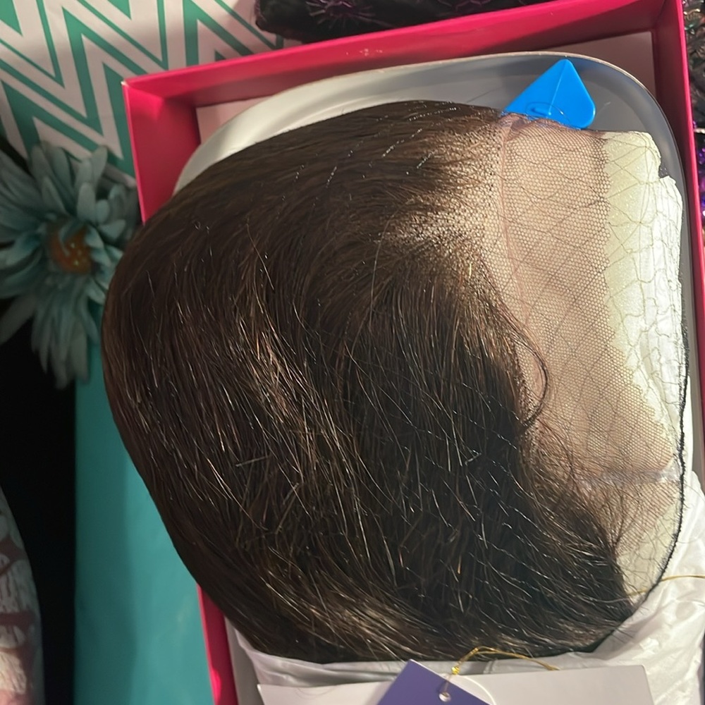 #2 Human Hair Lace Front Wig 20 inch